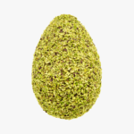 UOVO DI PASQUA ARTIGIANALE DI CIOCCOLATO AL PISTACCHIO E GRANELLA DI PISTACCHIO 450g