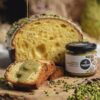 PANETTONE AL PISTACCHIO VERDE DI BRONTE D.O.P. 800g  + Vasetto 190g Crema di Pistacchio - immagine 5